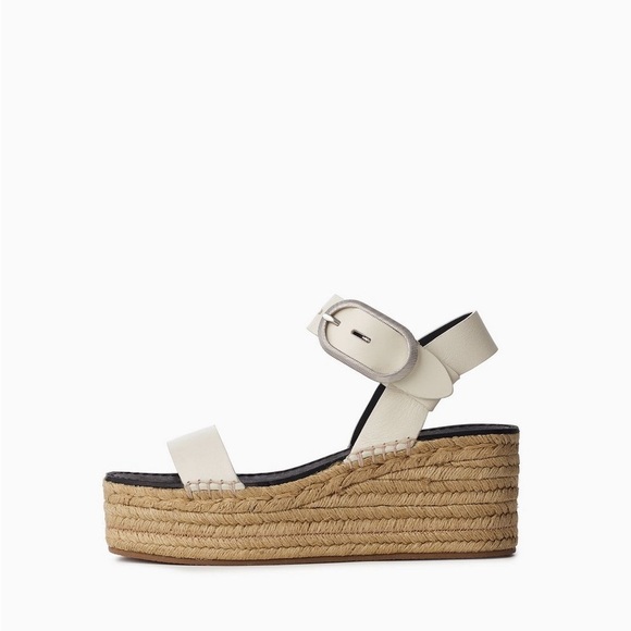 Rag & Bone Women’s White Platform Sandals Size 37/7 - Picture 2 of 9